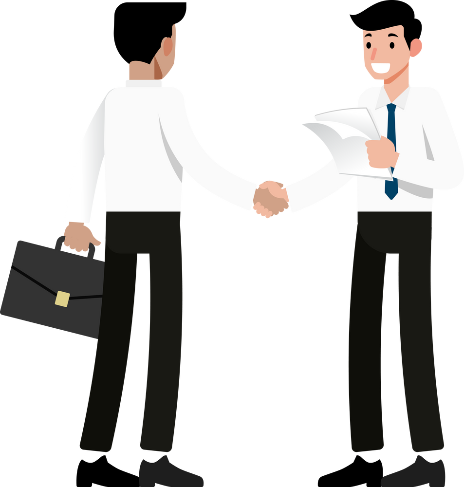 Salesman Agreement Illustration